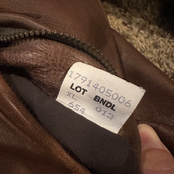 SCHOTT Vintaged Cowhide Café Racer Leather Jacket 654 XL - Picture 12 of 14